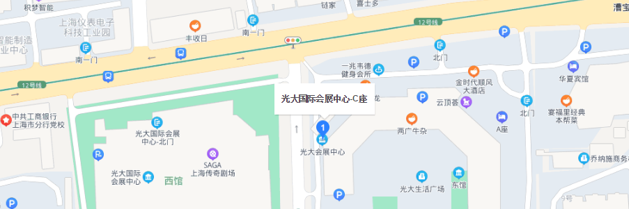 上海知英教育公司地址、百度地图截图